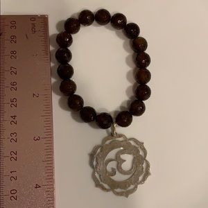 Rita & Zia smoky topaz and sterling bracelet